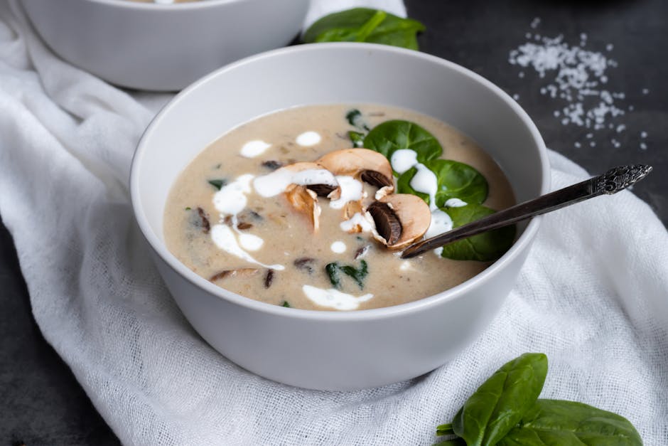 One-Pot Creamy Mushroom Soup