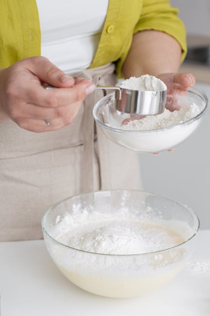 The Art of Measuring Flour Correctly