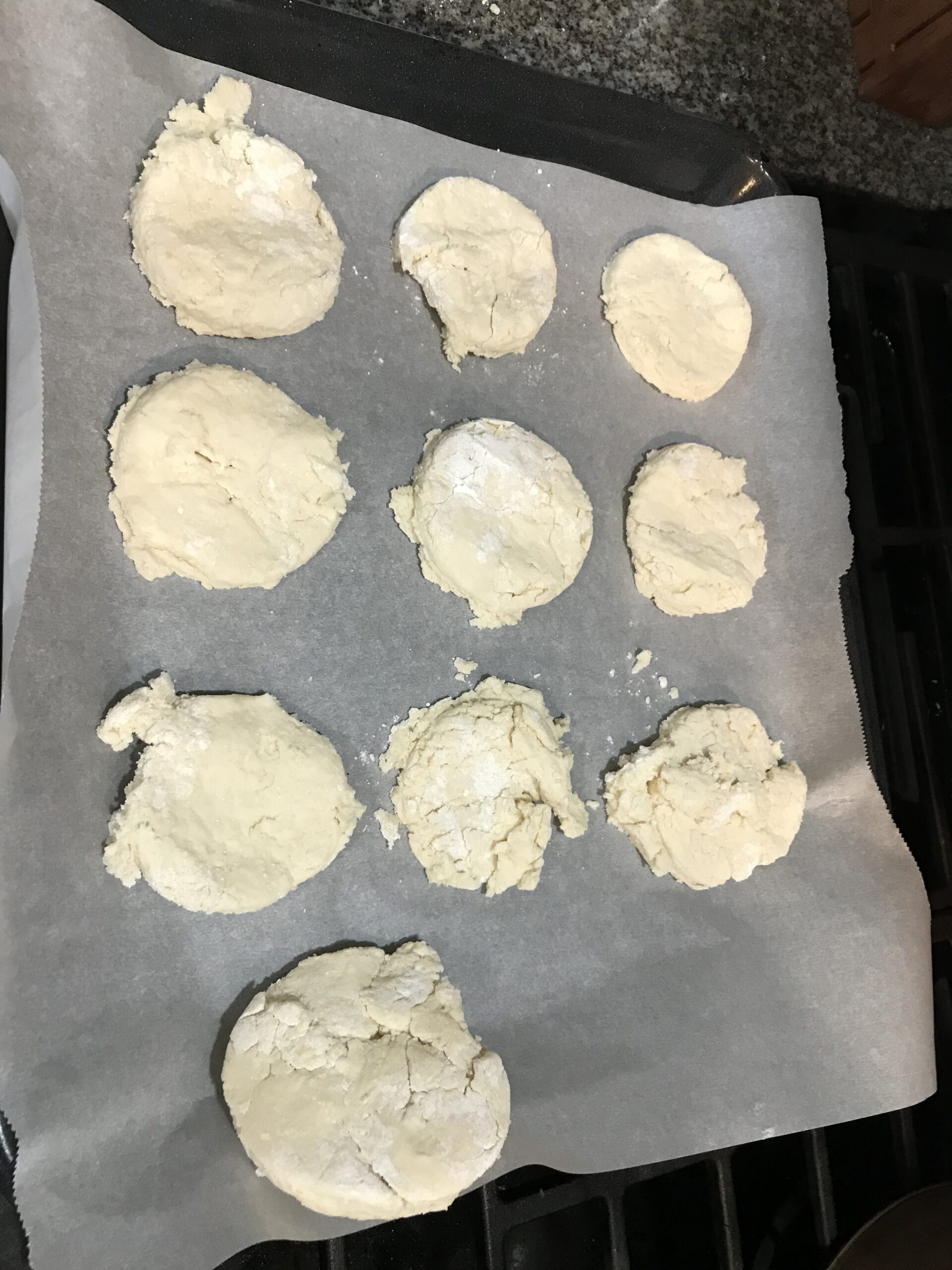Shaping and Baking the Scones