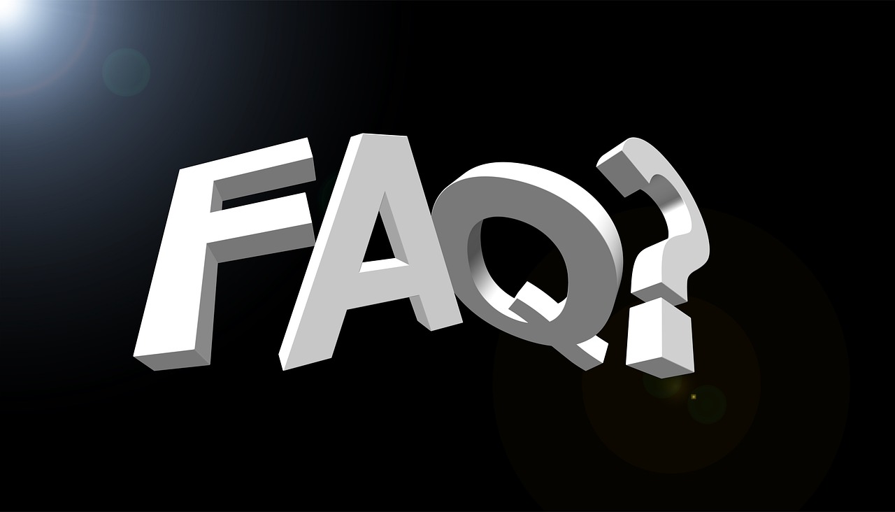 Frequently Asked Questions (image credits: pixabay)
