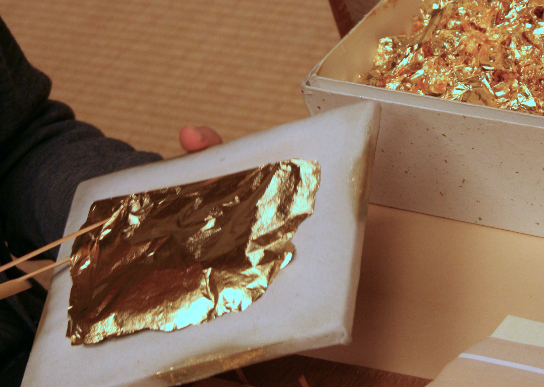 Edible Gold Flakes Are the Luxe Trend Back on 2025 Dessert Plates