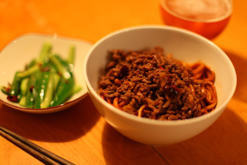 Dan Dan Noodles, but Make Them a Big Salad