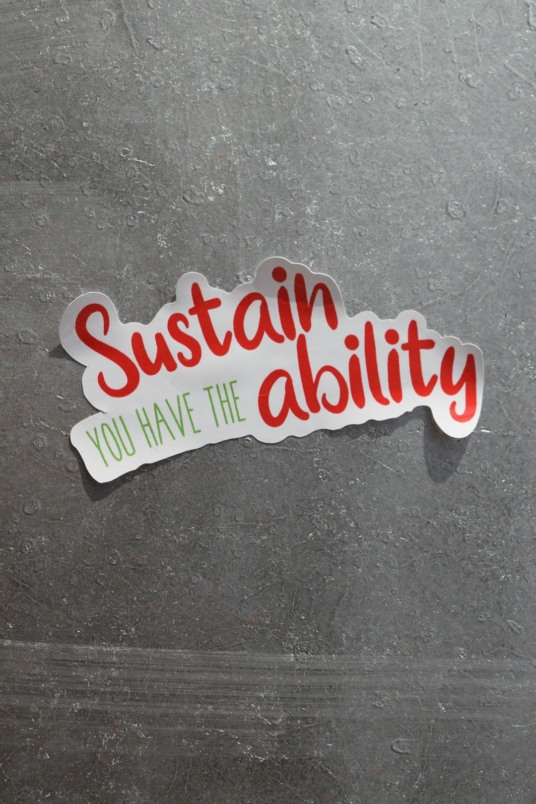 Take one step at a time to achieve sustainability goals