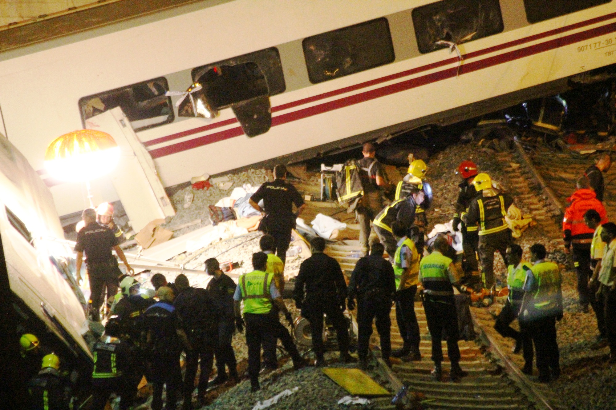 At least 21 killed, 100 injured after high-speed train collision in Spain: Officials