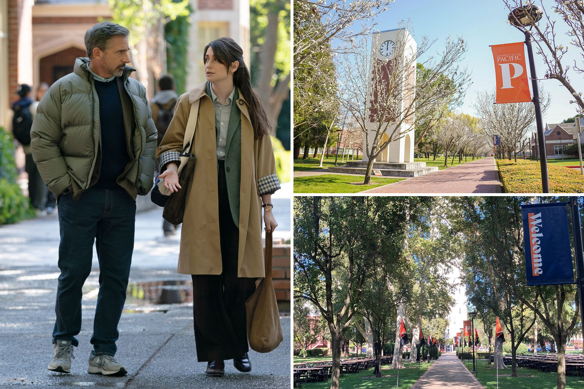 Stunning college campus in crime-plagued California city is backdrop for Steve Carell’s new HBO show ‘Rooster’
