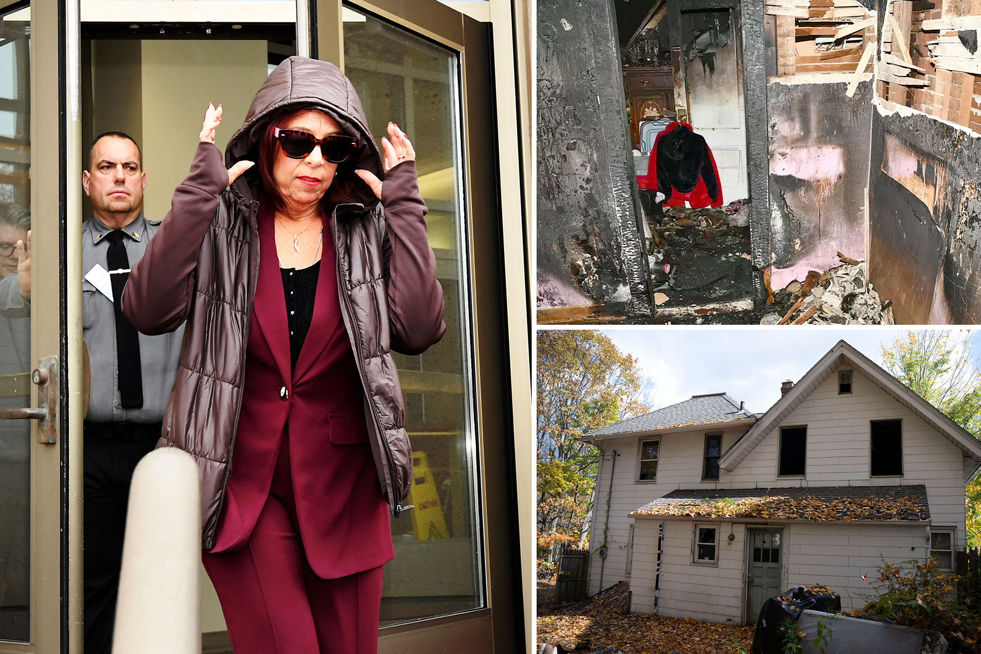 Connecticut ‘house of horrors’ wicked stepmom hides face for hearing on anniversary of arrest