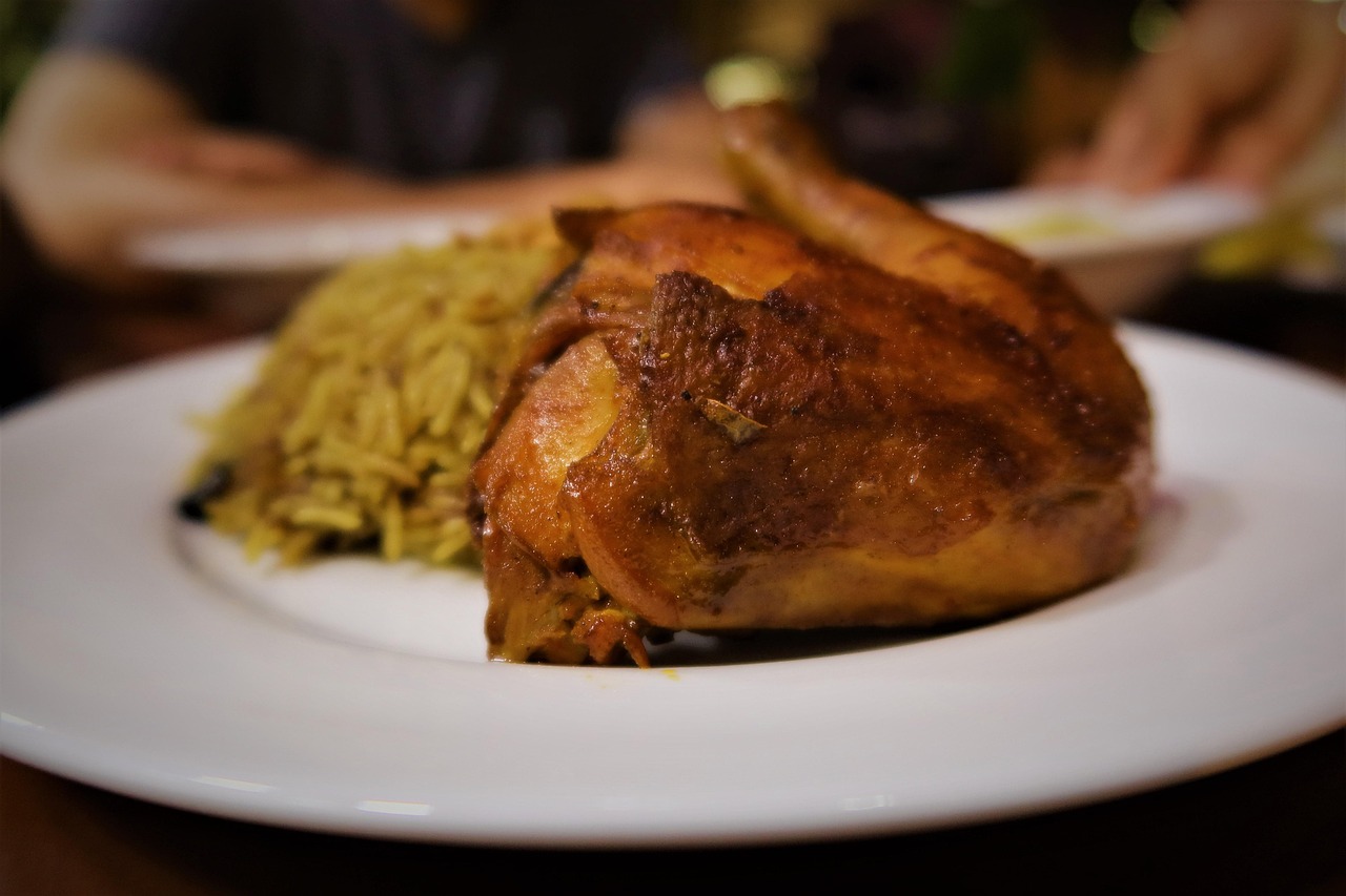 Chicken With Black Beans and Tortellini With Peas